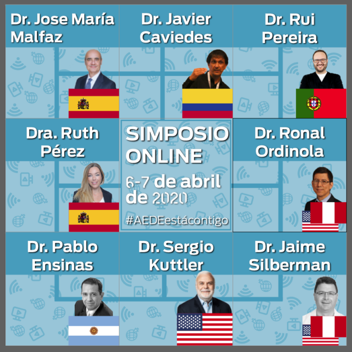 Cartel del Simposio Online AEDE.