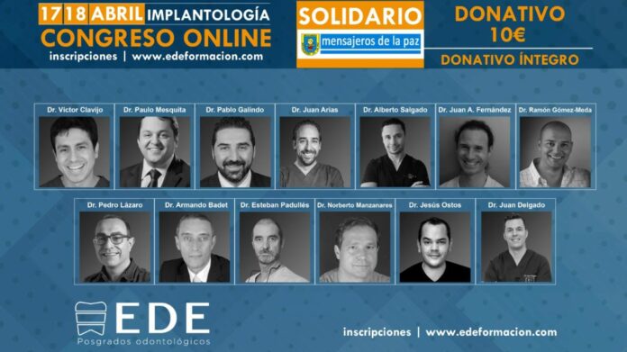 Cartel del Congreso Solidario Online Solidario de EDE Formación.