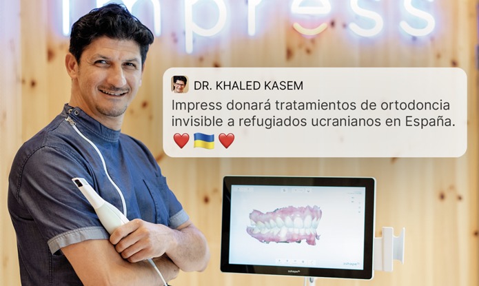 Impress donará tratamientos de ortodoncia invisible a refugiados ucranianos en España
