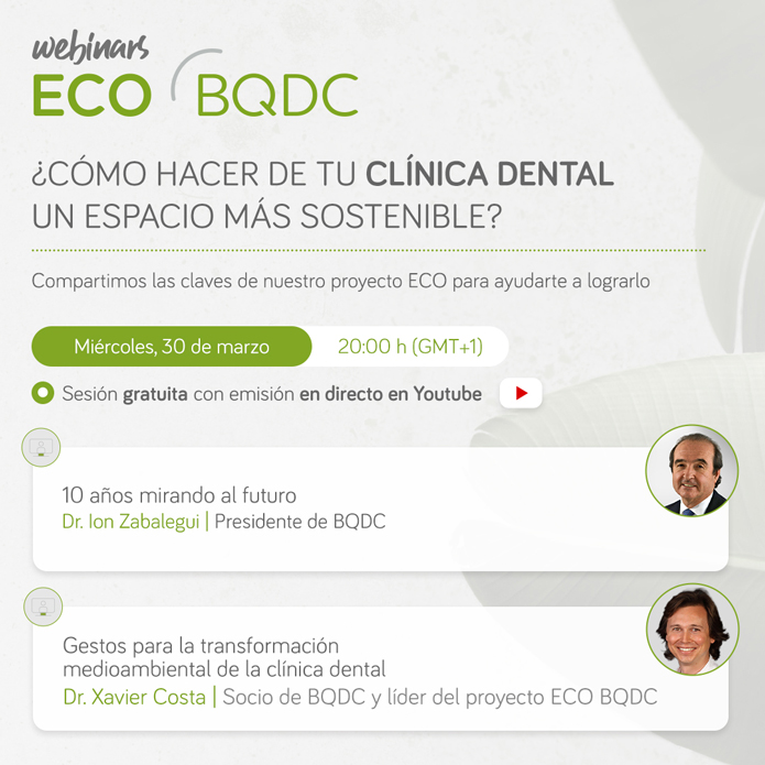 BQDC quiere conseguir la transición sostenible del sector dental