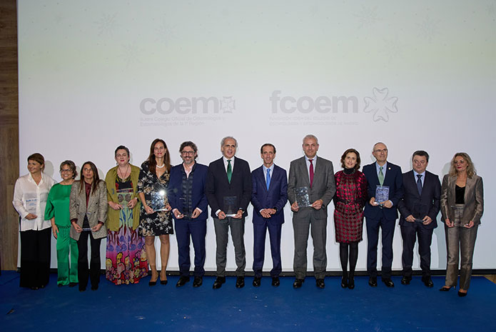 La Fundación COEM entrega sus premios de agradecimiento en la tradicional gala de Navidad