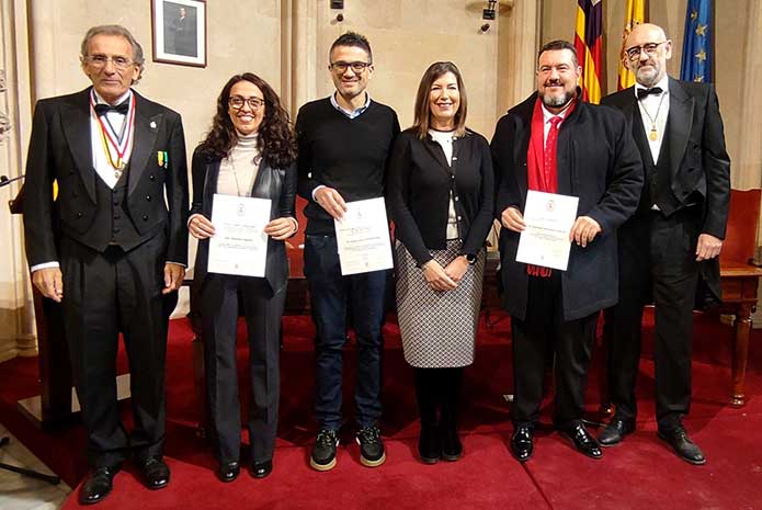 Seis investigadores de la Escuela Universitaria ADEMA-UIB, premiados por la Real Academia de Medicina de Baleares (RAMIB)