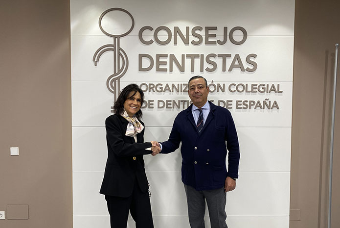 La presidenta de la FDI destaca la labor que el Consejo General de Dentistas lleva a cabo para promover la salud oral en España