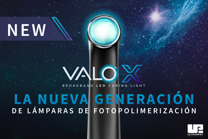 Nueva lámpara de fotopolimerización VALO™ X de Ultradent