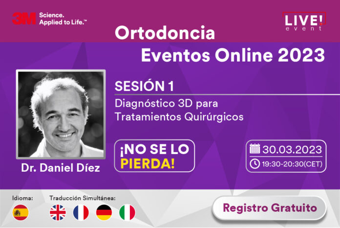 Seminario online de 3M Ortodoncia: “Diagnóstico 3D para tratamientos quirúrgicos”